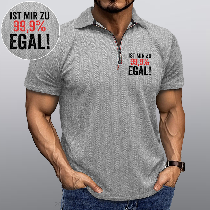 Maturelion Ist Mir Zu 99,9% Egal Kragen T-Shirt