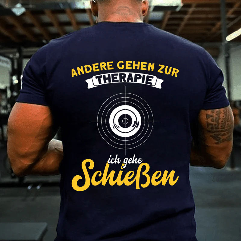 Sport Männer Sport Schütze T-Shirt