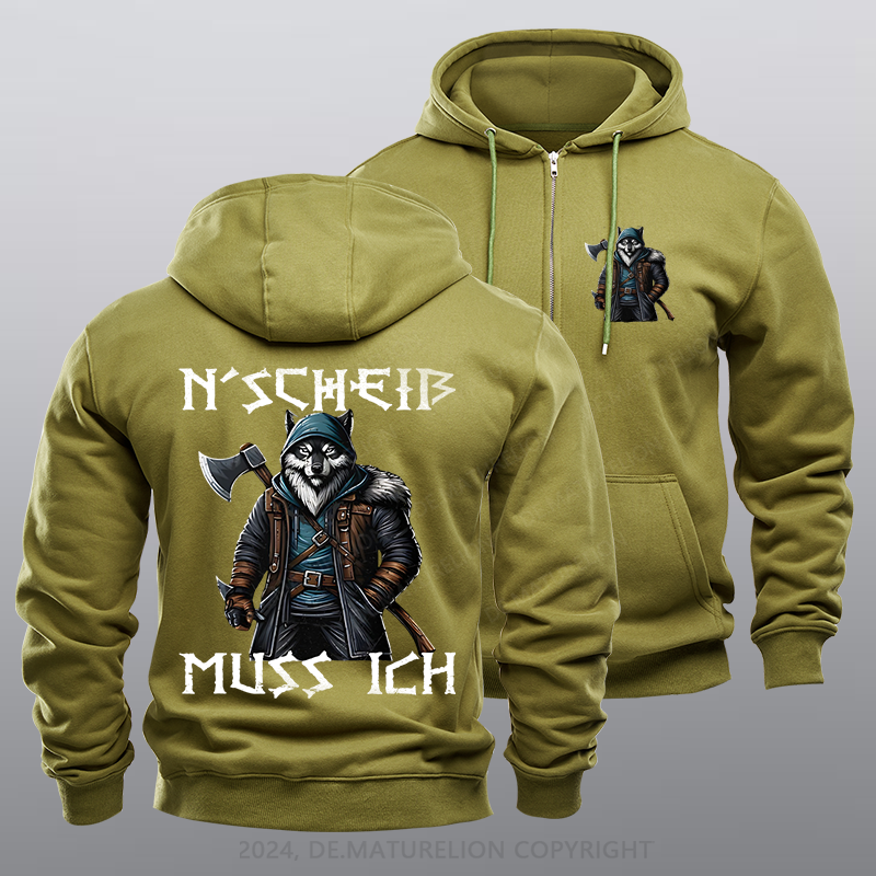 Maturelion N´Scheiß Reißverschluss Hoodie