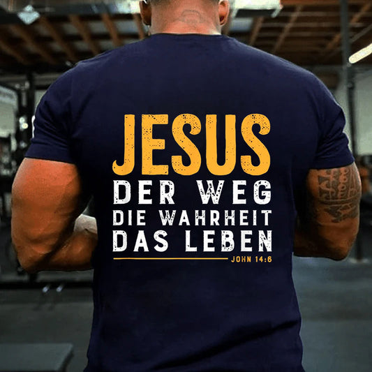 Bibel Jesus der Weg die Wahrheit das Leben für Christen T-Shirt