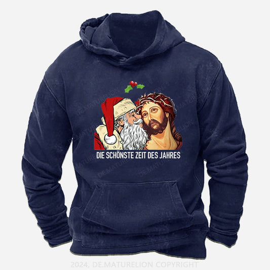 Die Schönste Zeit Des Jahres Weihnachten Hoodie