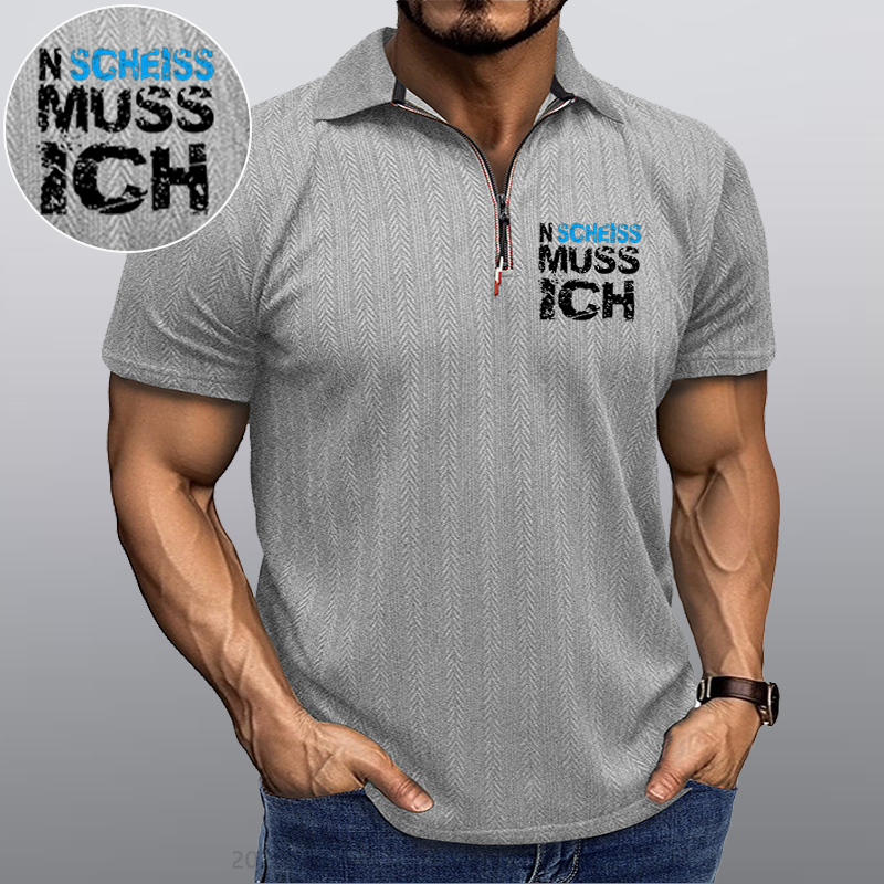 Maturelion N Scheiss muss ich Kragen T-Shirt