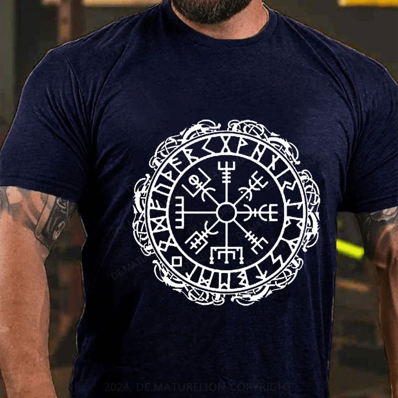 Nordischer Kompass Vegvisir T-Shirt