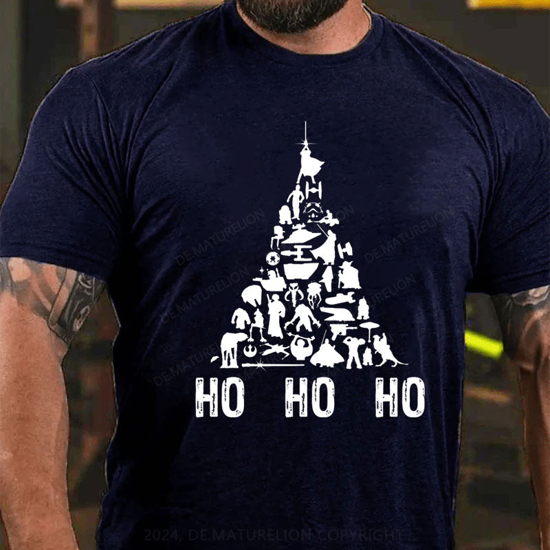 Ho Ho Ho Frohe Weihnachten T-Shirt