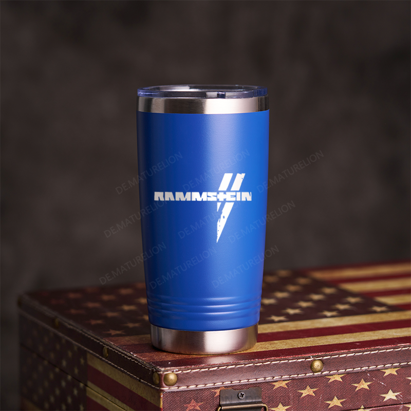 20oz Tumbler Rammstein Rock Musik Band Thermosflasche Tumbler