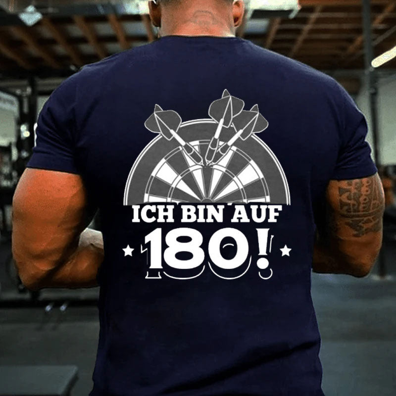 Ich Bin Auf 180 Vintage Darts T-Shirt