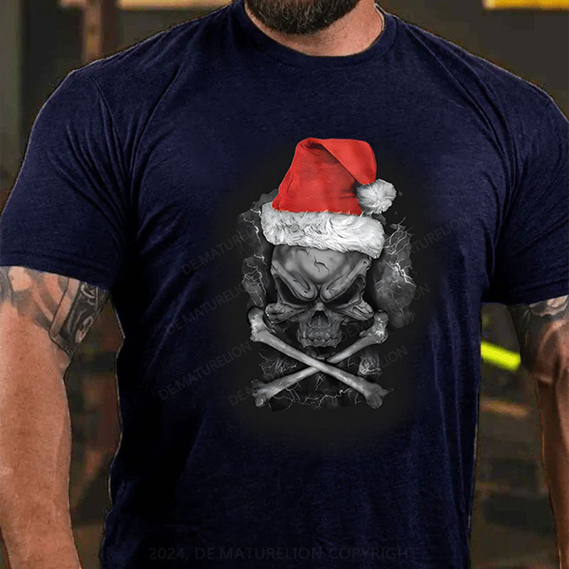 Skeleton Weihnachten T-Shirt