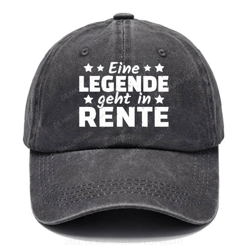 Eine Legende Geht In Rente Baseball Cap