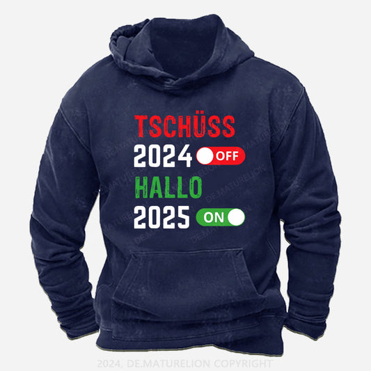 Tschüss 2024 Hallo 2025 Hoodie