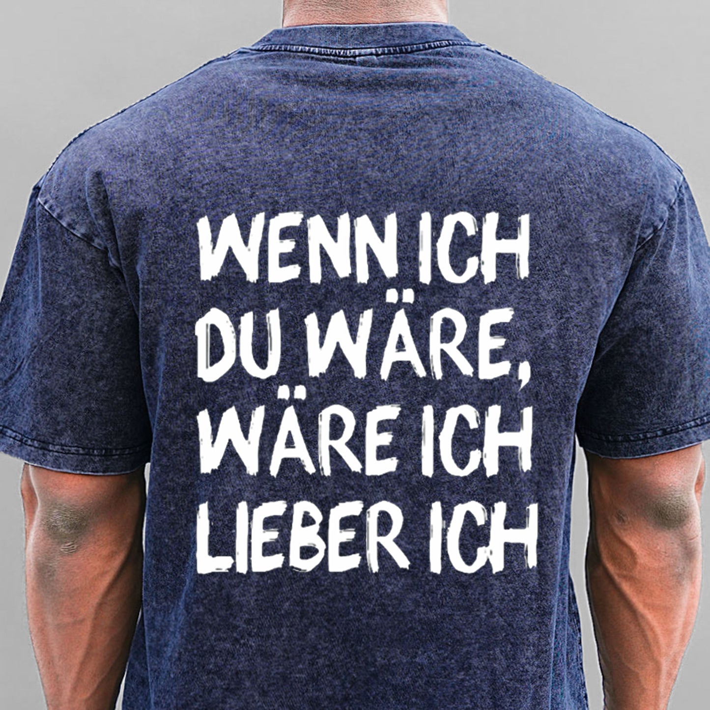 Wenn Ich Du Wäre Wäre Ich Lieber Ich Gewaschene Vintage T-Shirt