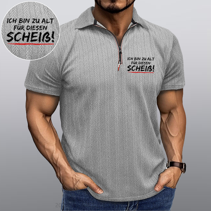 Maturelion Ich Bin Zu Alt Für Diesen Scheiß Kragen T-Shirt