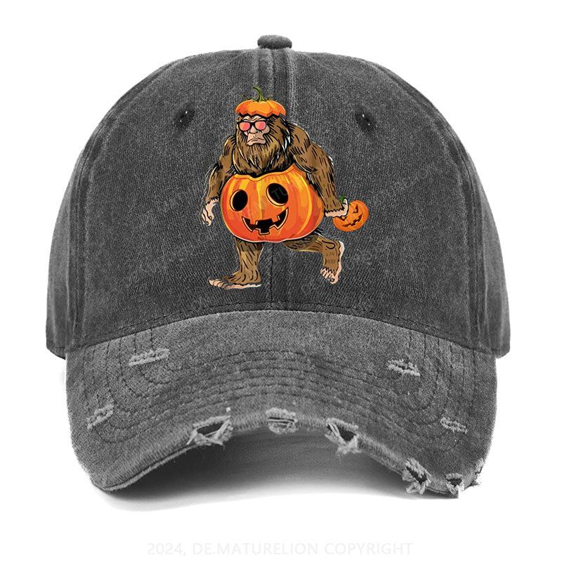 Halloween Kürbis Gewaschene Vintage Cap