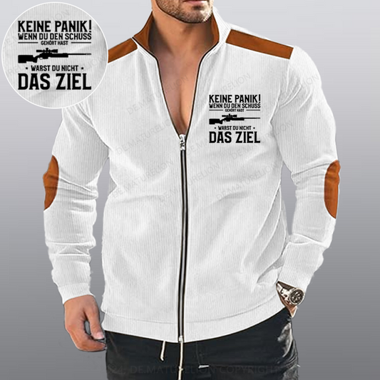 Maturelion Keine Panik! Wenn Du den Schuss nicht gehört hast für Jäger Reißverschluss Jacke