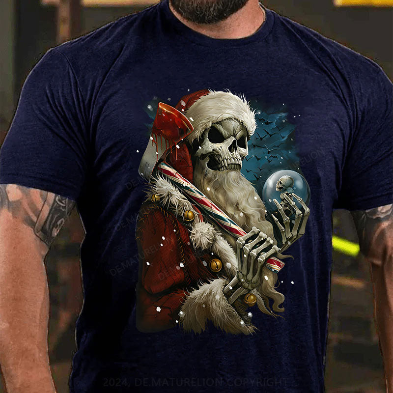 Skeleton Weihnachten T-Shirt