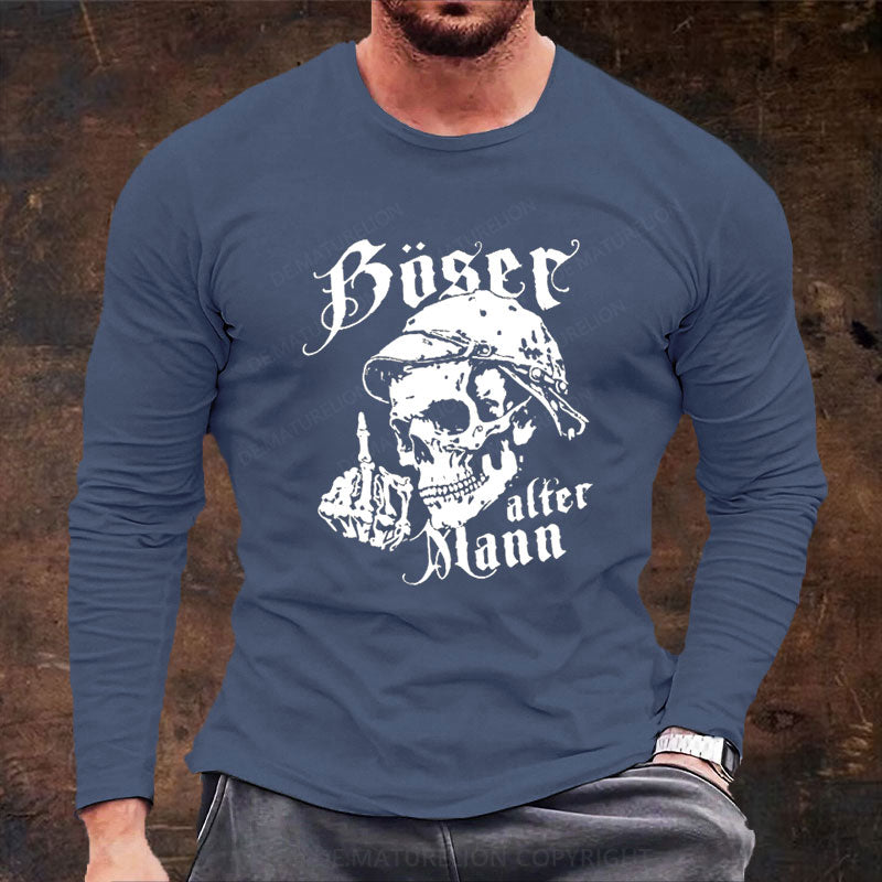 Böser Alter Mann Langarm Shirt