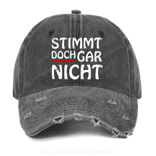 Stimmt Doch Gar Nicht Gewaschene Vintage Cap