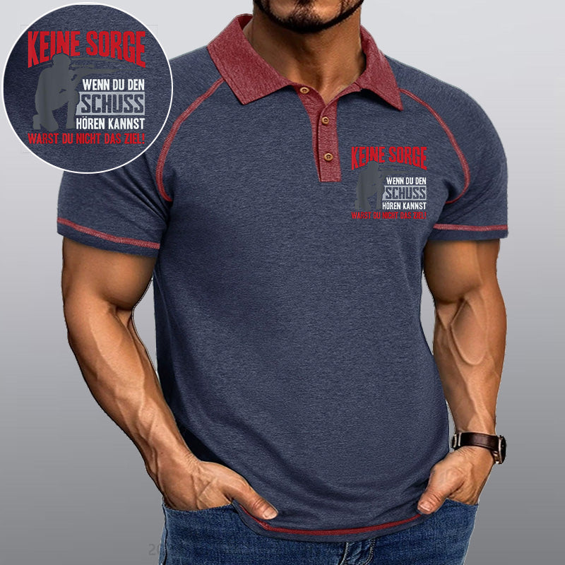Maturelion Keine Sorge Wenn Du Den Schuss Hören Kannst Warst Nicht Ziel Kragen T-Shirt