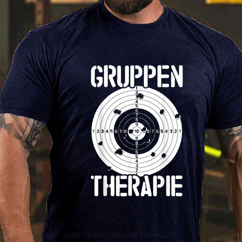 Gruppentherapie Sportschießen Sportschützen T-Shirt