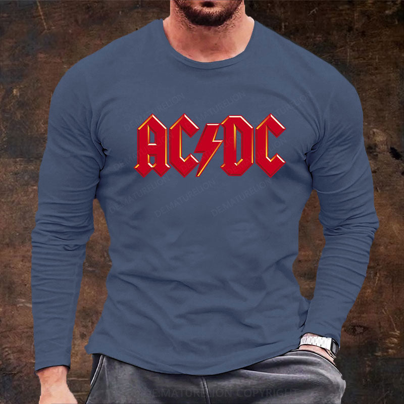 ACDC Rockmusik Rock Band Langarm Shirt