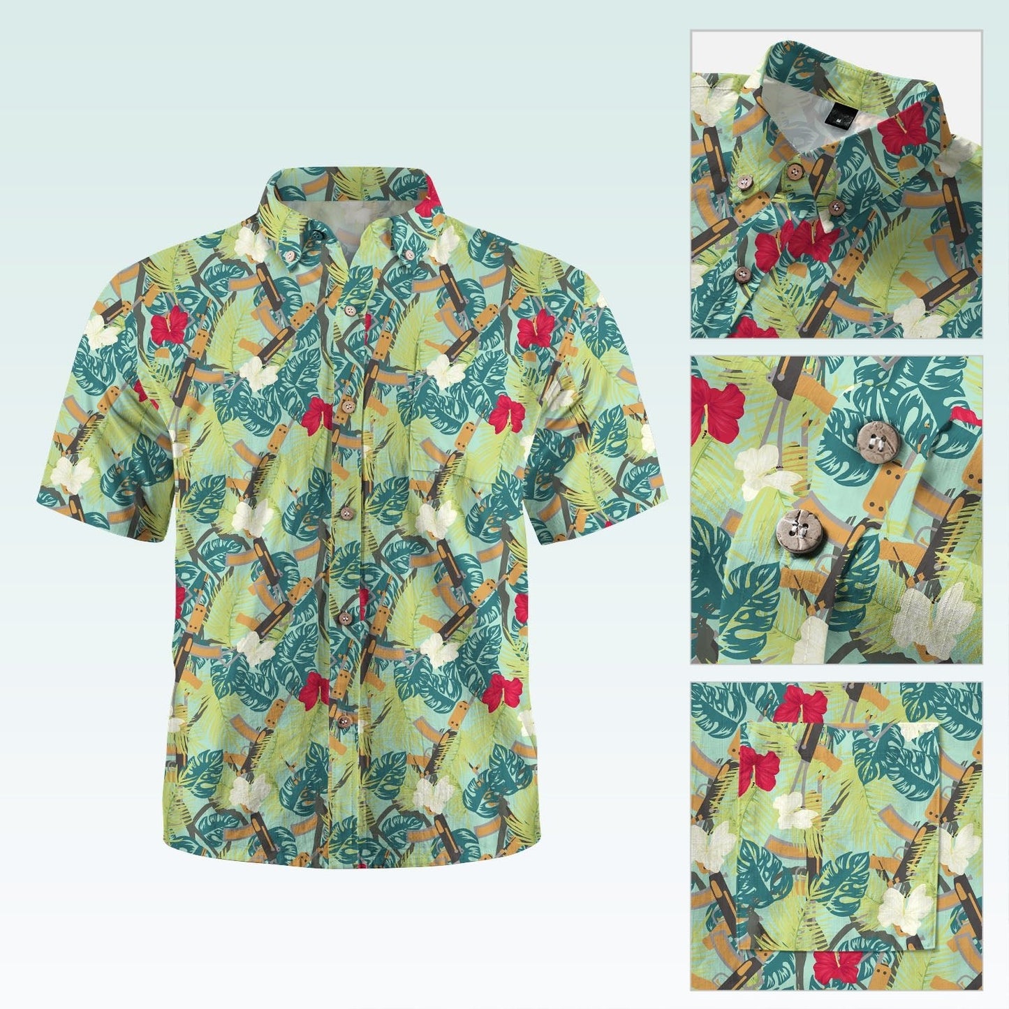 Maturelion Hawaiian Shirt Jurassic Park Hawaiian Shirt