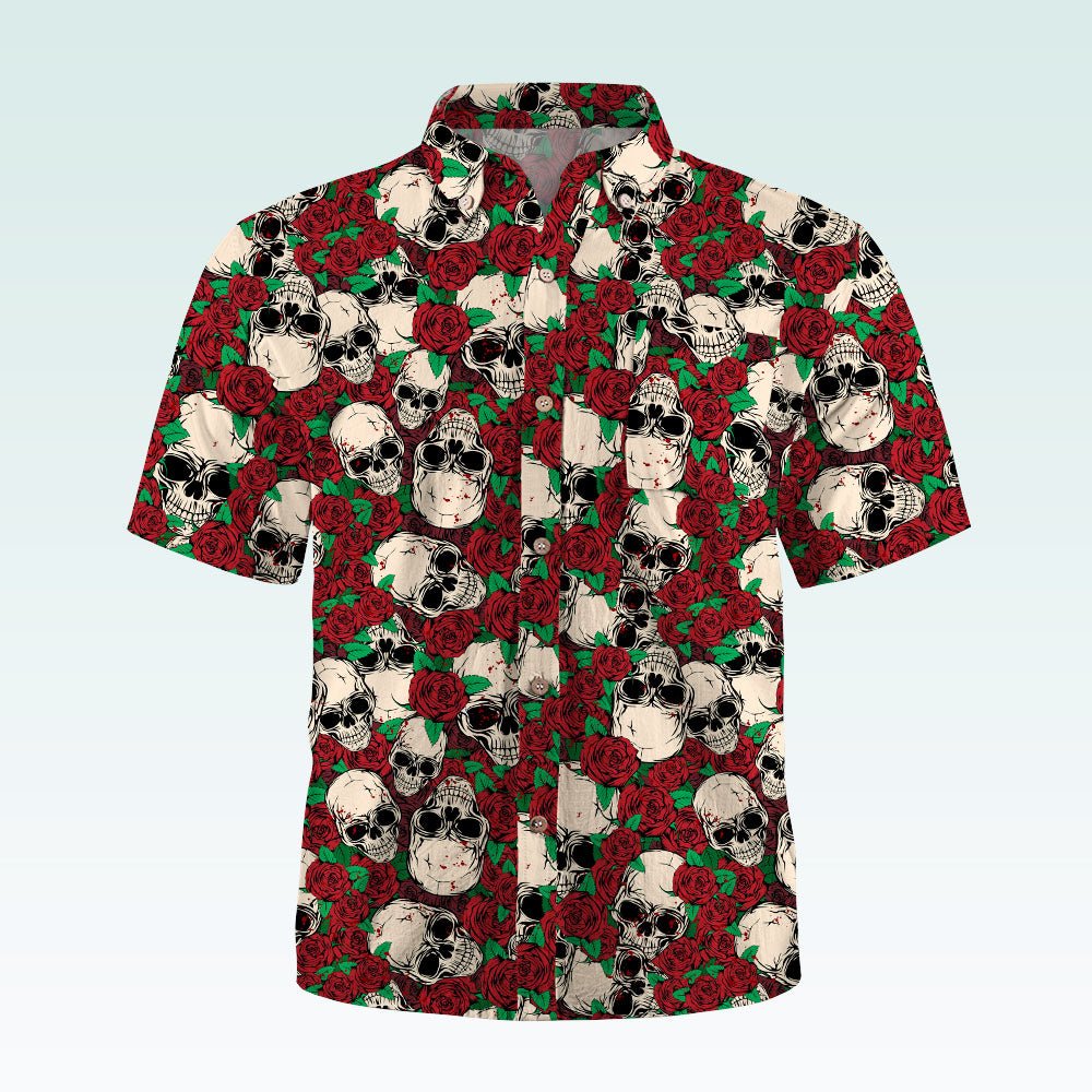 Maturelion Hawaiian Shirt Mexikanischer Zucker Schädel Hawaiian Shirt