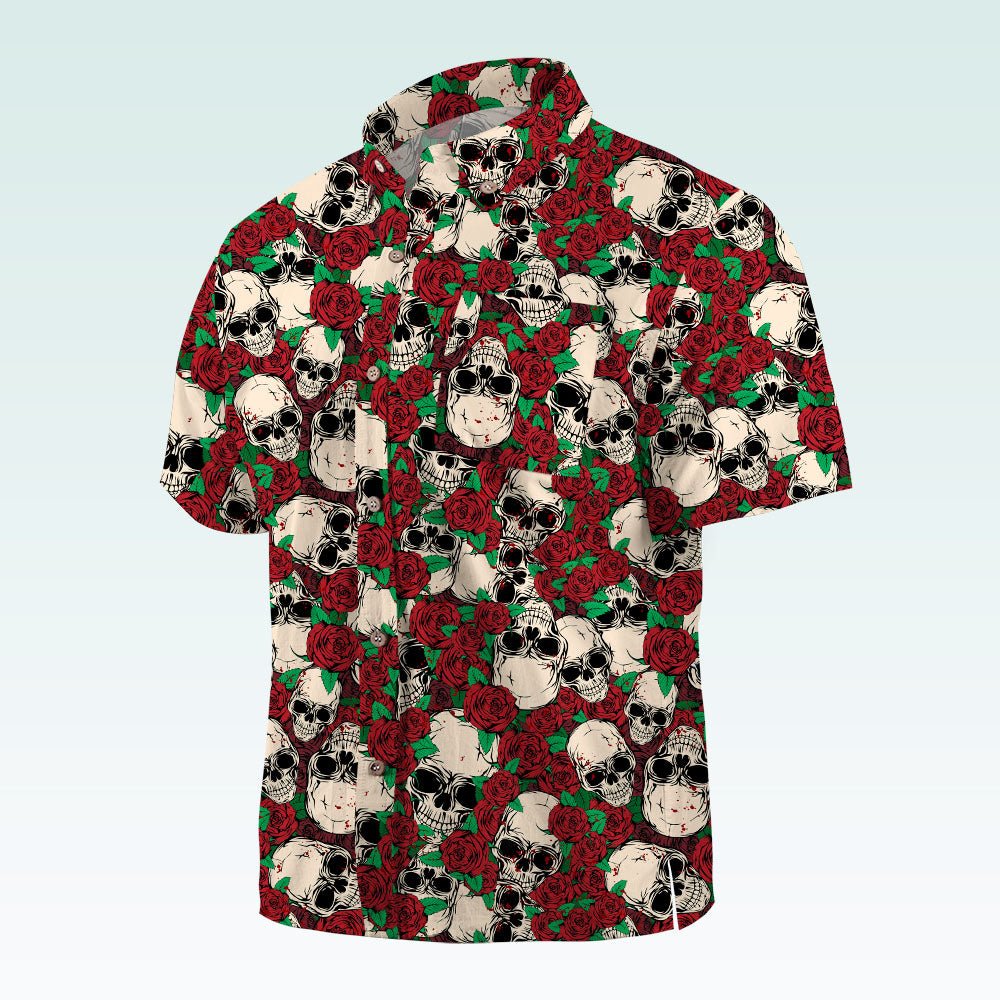 Maturelion Hawaiian Shirt Mexikanischer Zucker Schädel Hawaiian Shirt