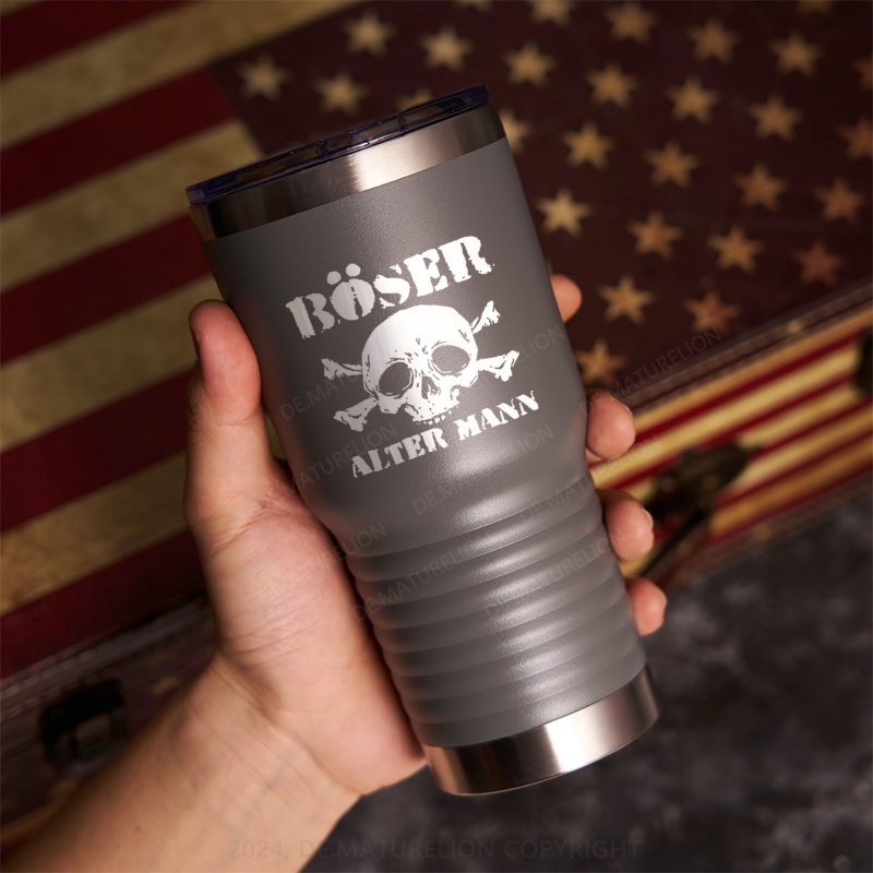 20oz Tumbler Böser Alter Mann Thermosflasche Tumbler