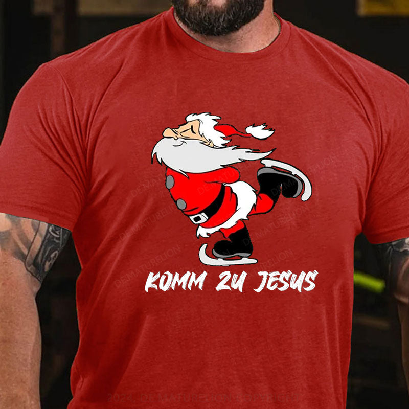 Komm Zu Jesus Weihnachten T-Shirt