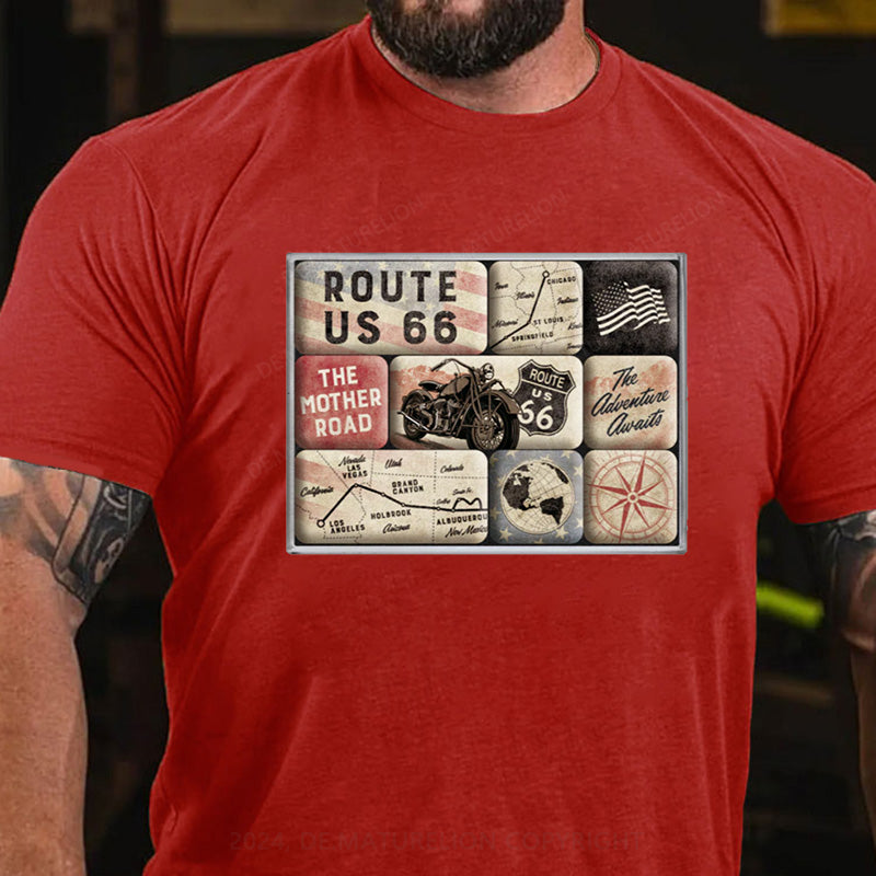 Maturelion Route 66 T-Shirt