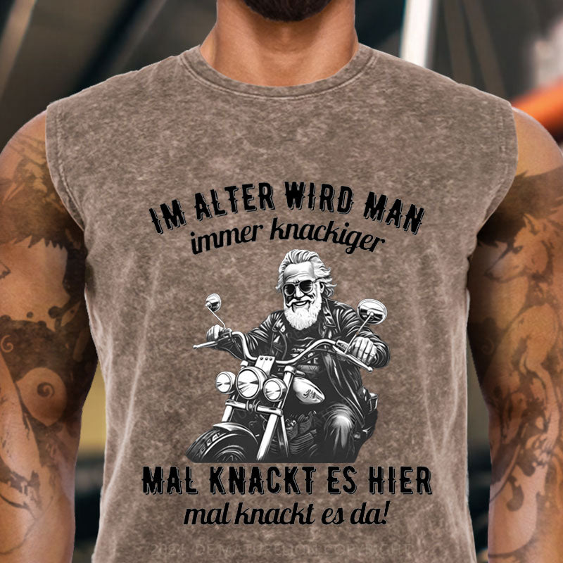 Im Alter wird man immer knackiger Tank Top