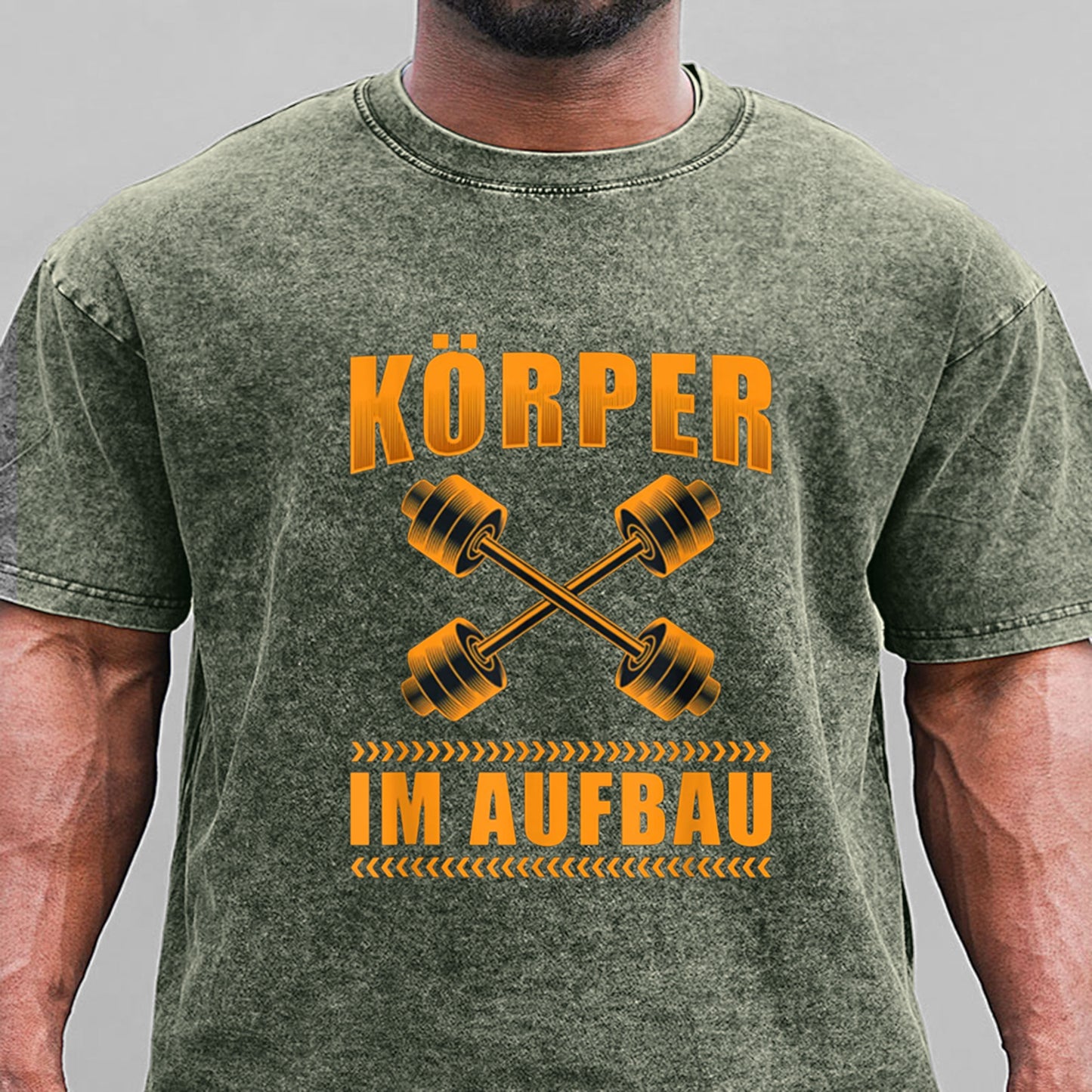 Lustig Kraftsport Gym Muskelkater Gewaschene Vintage T-Shirt