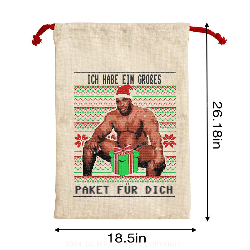 Maturelion Ich Habe Ein Großes Paket Für Dich Frohe Weihnachten Sack