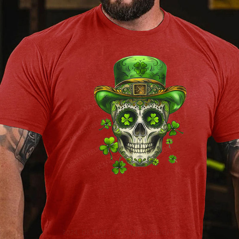 St. Patricks Tag Skeleton T-Shirt