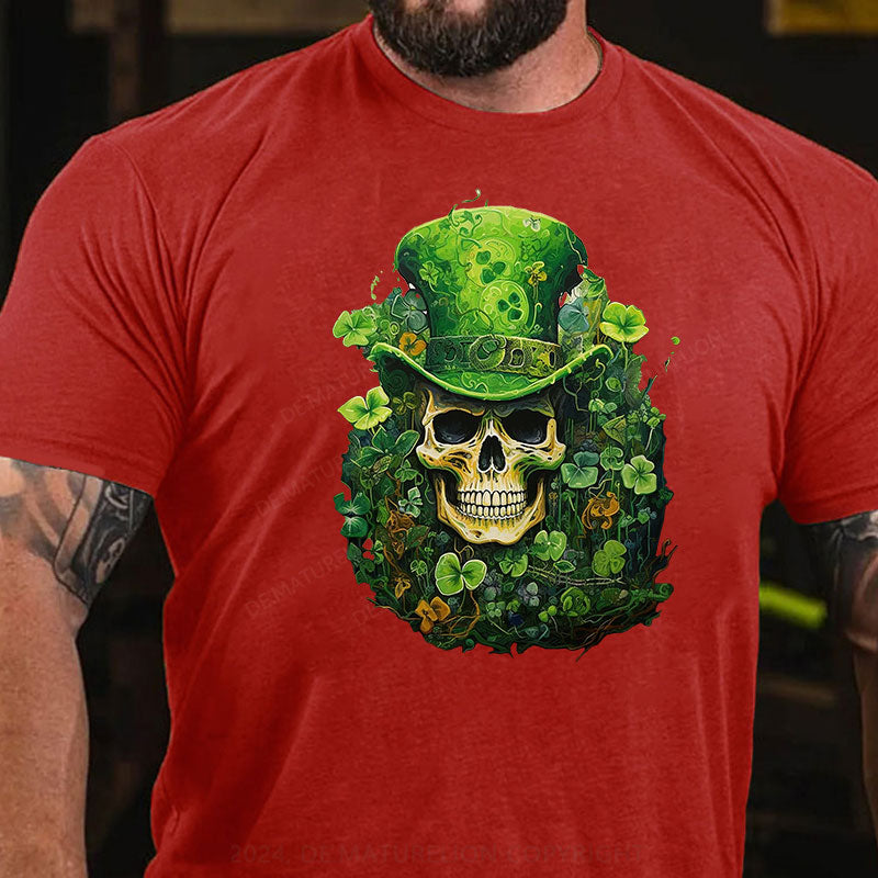 St. Patricks Tag Skeleton T-Shirt