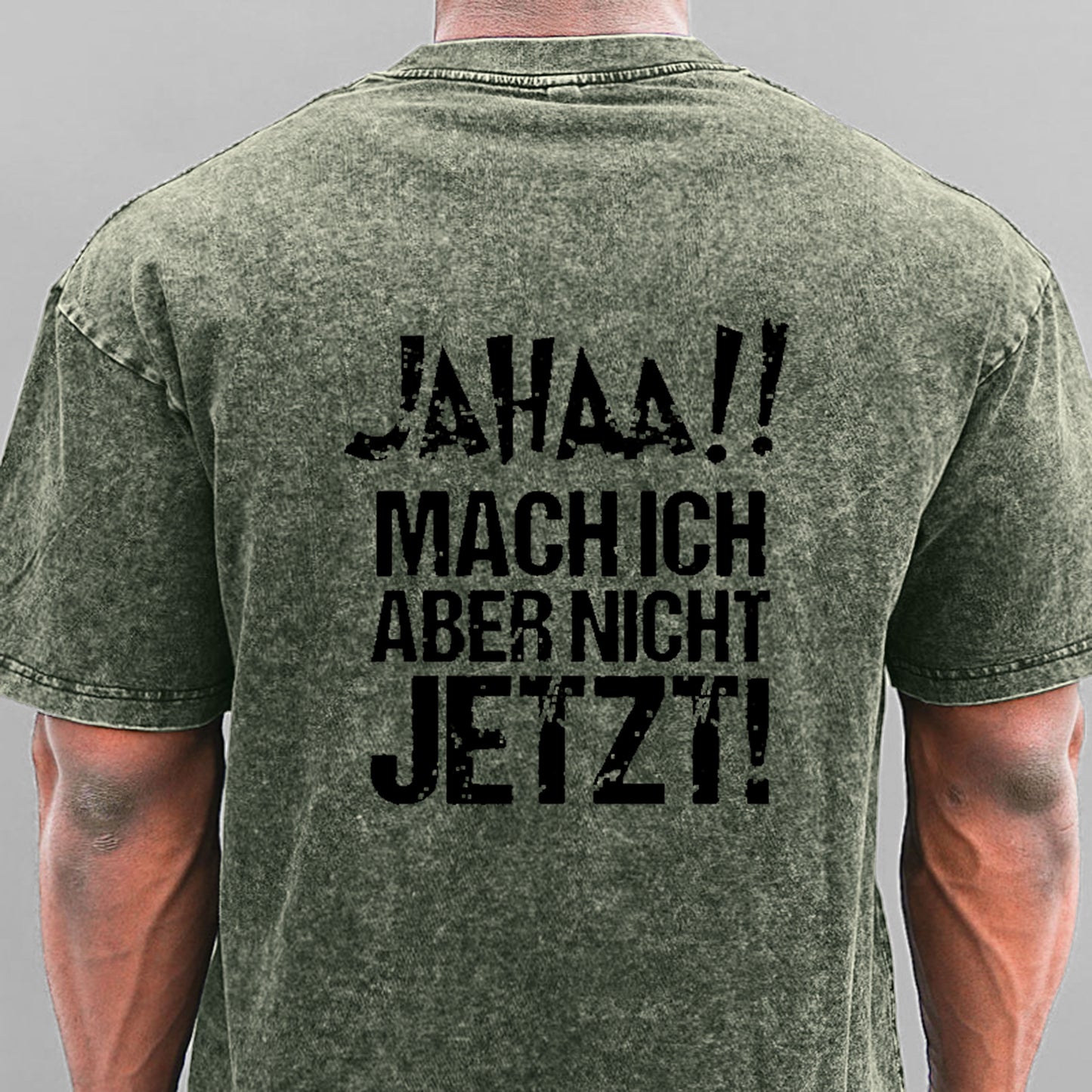 Jahaa!! Mach Ich Aber Nicht Jetzt Gewaschene Vintage T-Shirt