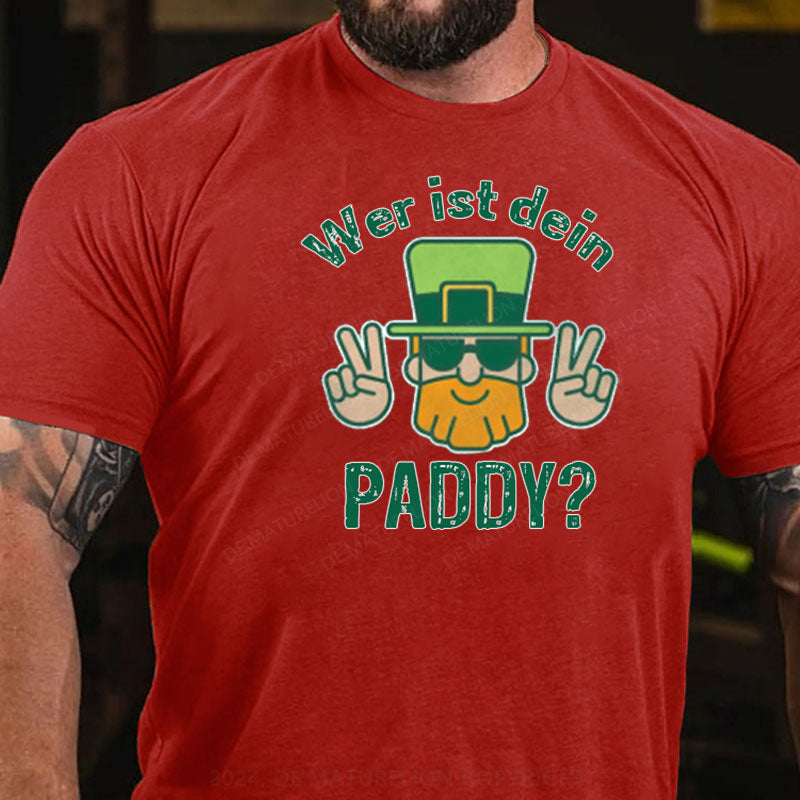 Wo Ist Dein Paddy St. Patricks Tag T-Shirt