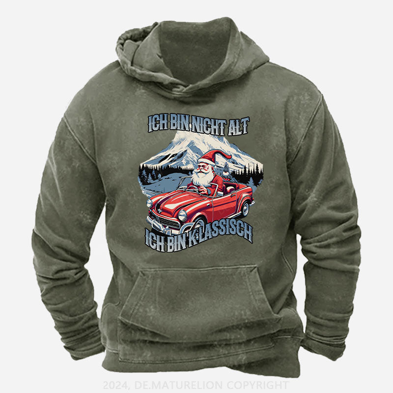 Ich bin nicht alt ich bin klassisch Weihnachten Hoodie
