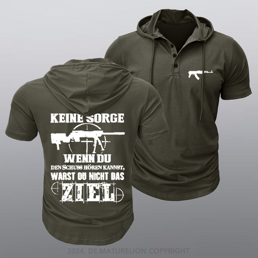 Maturelion Keine Sorge! Wenn Du Den Schuss Hören Kannst Warst Du Nicht Das Ziel Kapuze T-Shirt