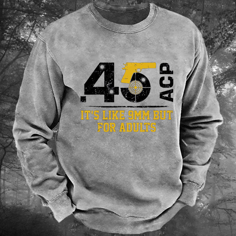 ACP Wie 9mm Gewaschenes Sweatshirt