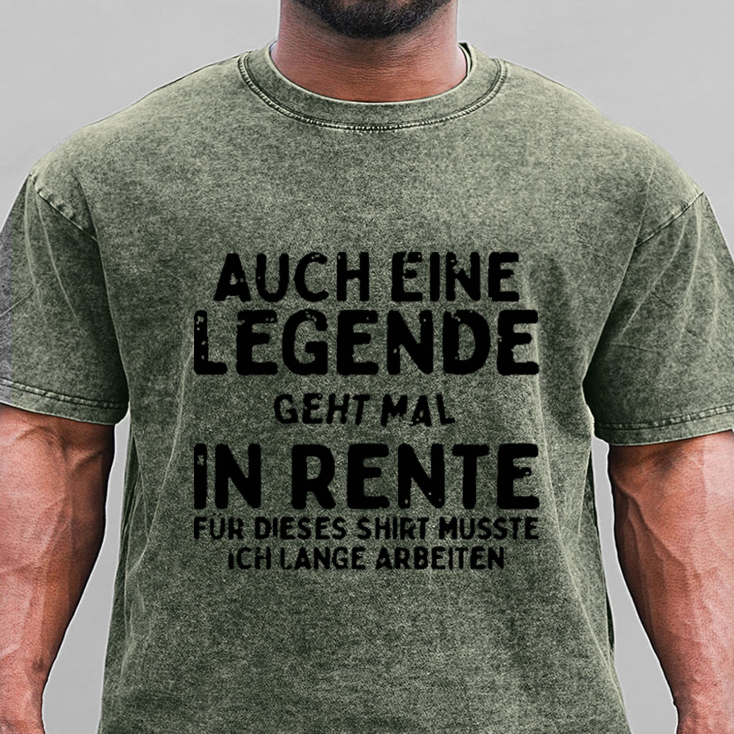 Auch Eine Legende Geht Mal In Rente Gewaschene Vintage T-Shirt