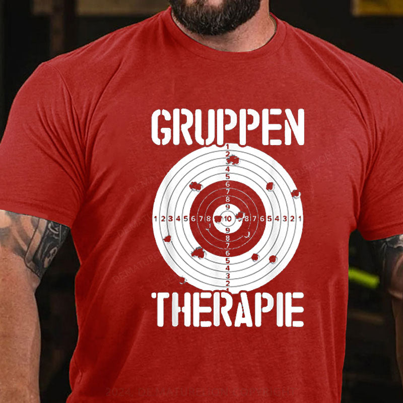 Gruppentherapie Sportschießen Sportschützen T-Shirt