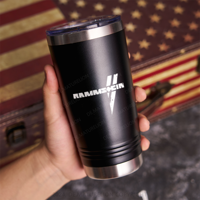 20oz Tumbler Rammstein Rock Musik Band Thermosflasche Tumbler