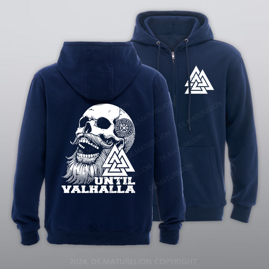 Maturelion Until Valhalla Reißverschluss Hoodie