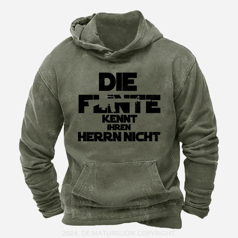 Die Flinte kennt ihren Herrn nicht Hoodie