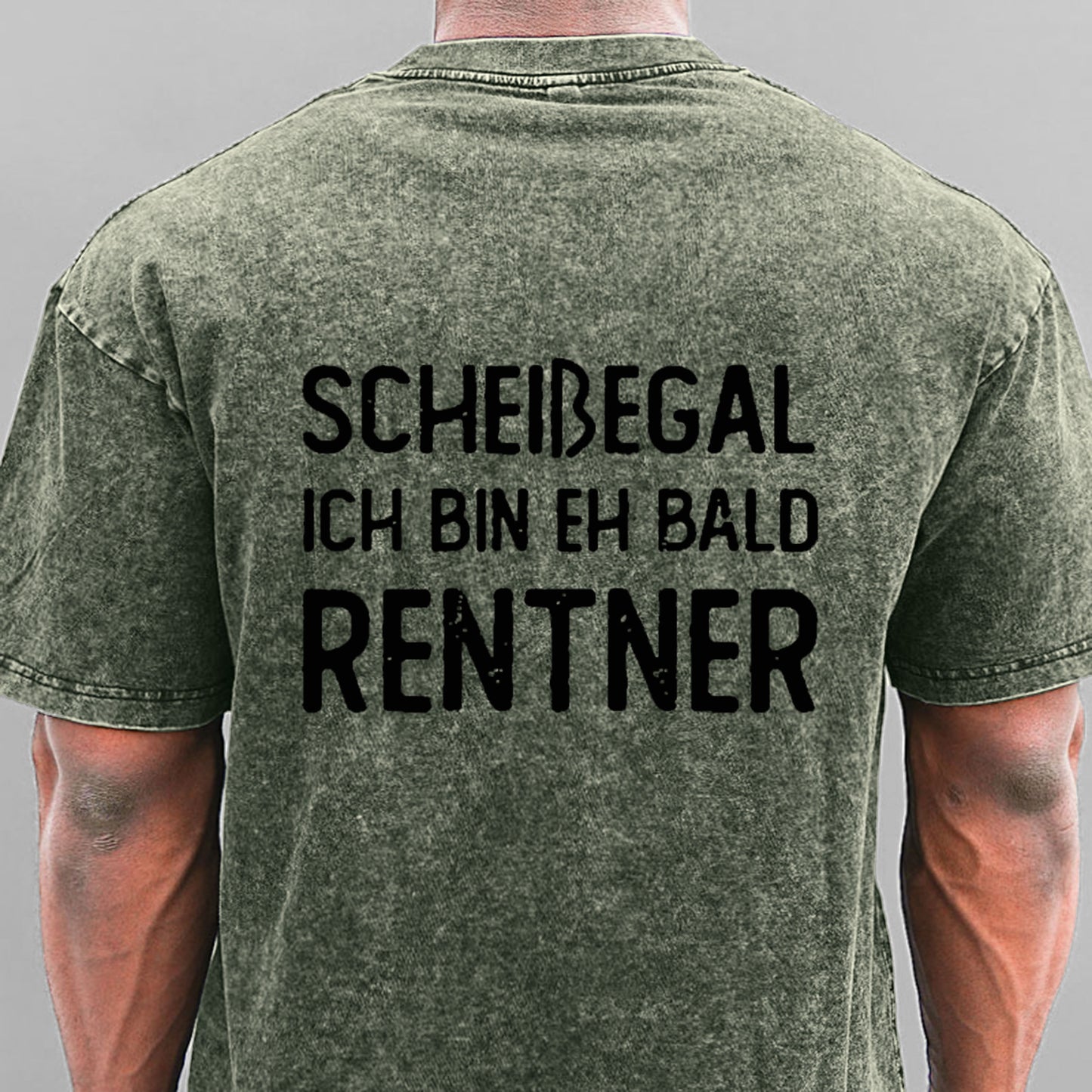 Scheißegal Ich Bin Eh Bald Rentner Gewaschene Vintage T-Shirt