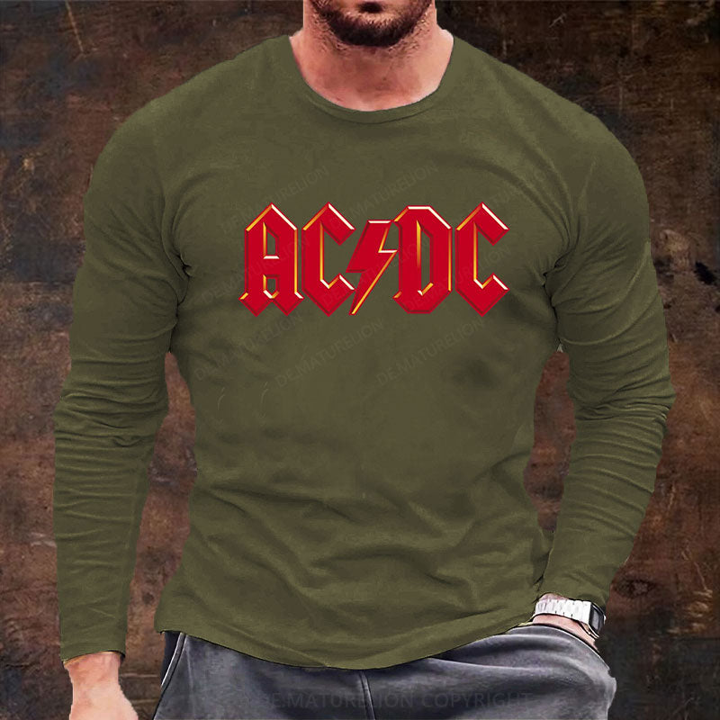 ACDC Rockmusik Rock Band Langarm Shirt