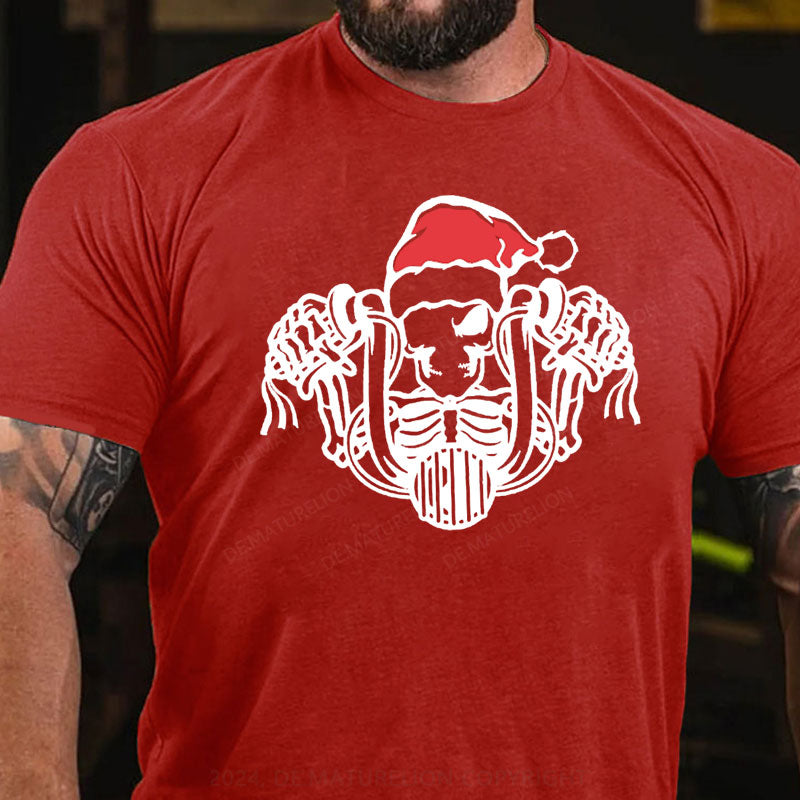 Frohe Weihnachten Motorrad T-Shirt