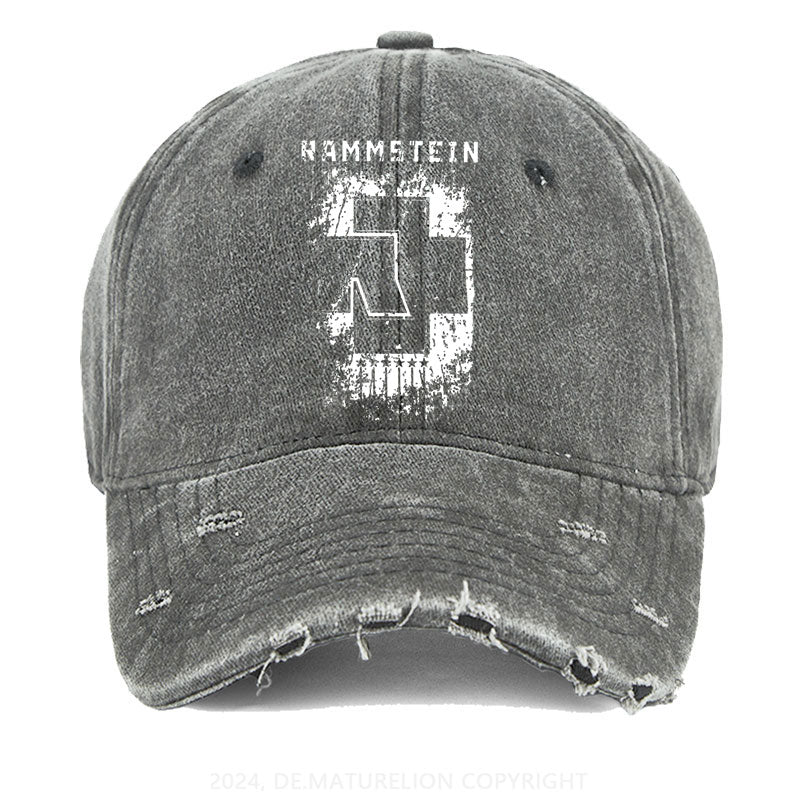 Rammstein Rock Musik Band Gewaschene Vintage Cap