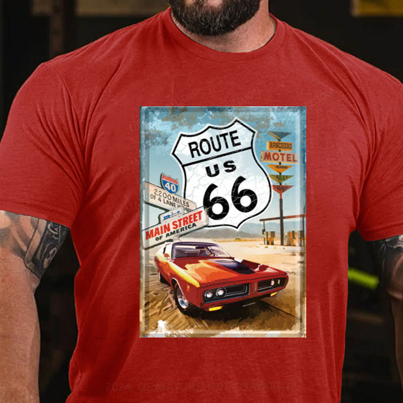 Maturelion Route 66 T-Shirt