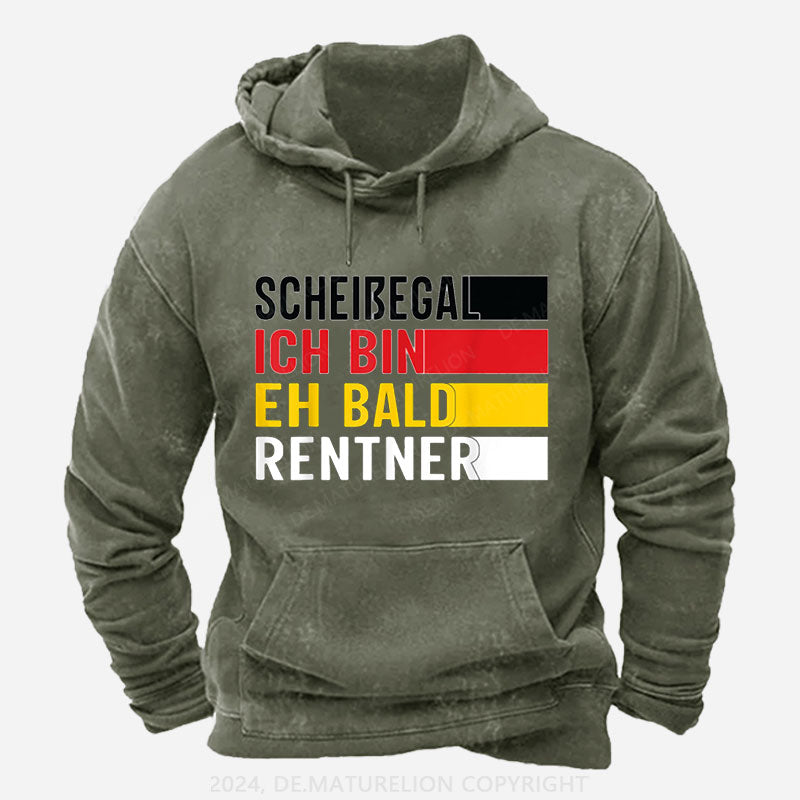 Ruhestand Scheißegal ich bin eh bald Rentner Lustig Rentner Hoodie